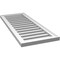 Ekena Millwork Vertical Surface Mount PVC Gable Vent: Functional, w/ 2"W x 1-1/2"P Brickmould Frame, 16"W x 40"H GVPVE16X4002SF - alternate 2